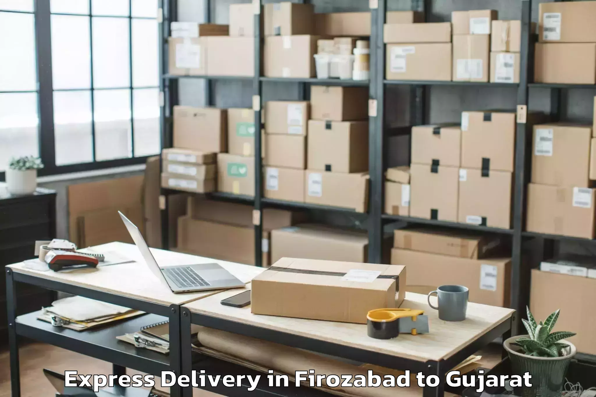 Firozabad to Umargam Express Delivery Booking